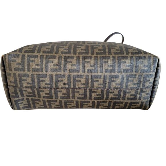 Fendi Zucca FF Tote Shoulder Bag Brown - Picture 4 of 16